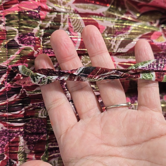 {Elan} Printed Ruffle Maxi Skirt - Size M - Picture 11 of 15